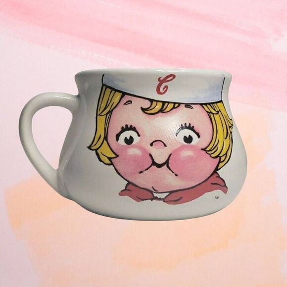 Vintage 90s Campbells Soup Kid Mug Cup Houston Harvest 16 oz - Picture 3 of 5